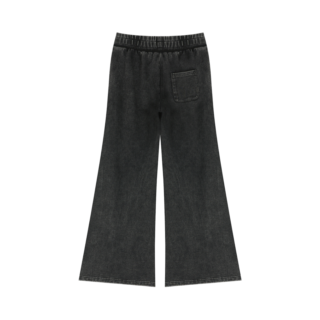 A.MP Mineral Wash Flared Sweatpants — side view