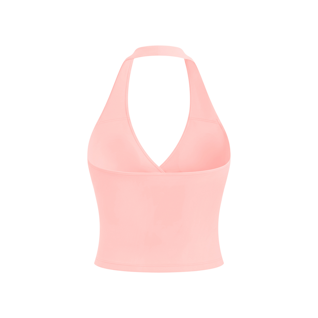 A.MP Ruched Halter Yoga Tank Top alternate product image 4