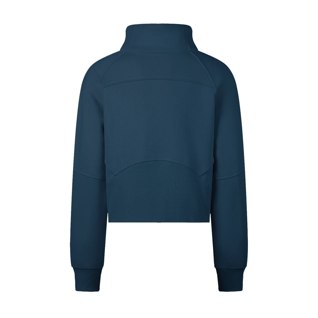 A.MP - A Scale Cropped Half-Zip Sweatshirt