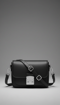 Crossbody Bag With Chrome Accents