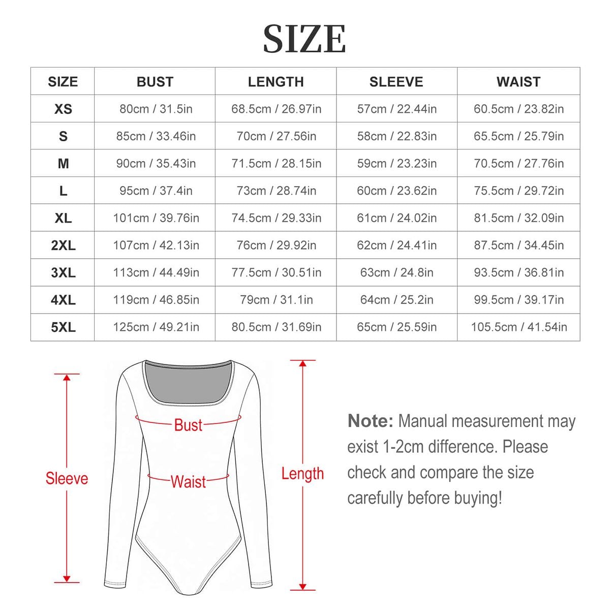 A.MP women's square neck long sleeve bodysuit