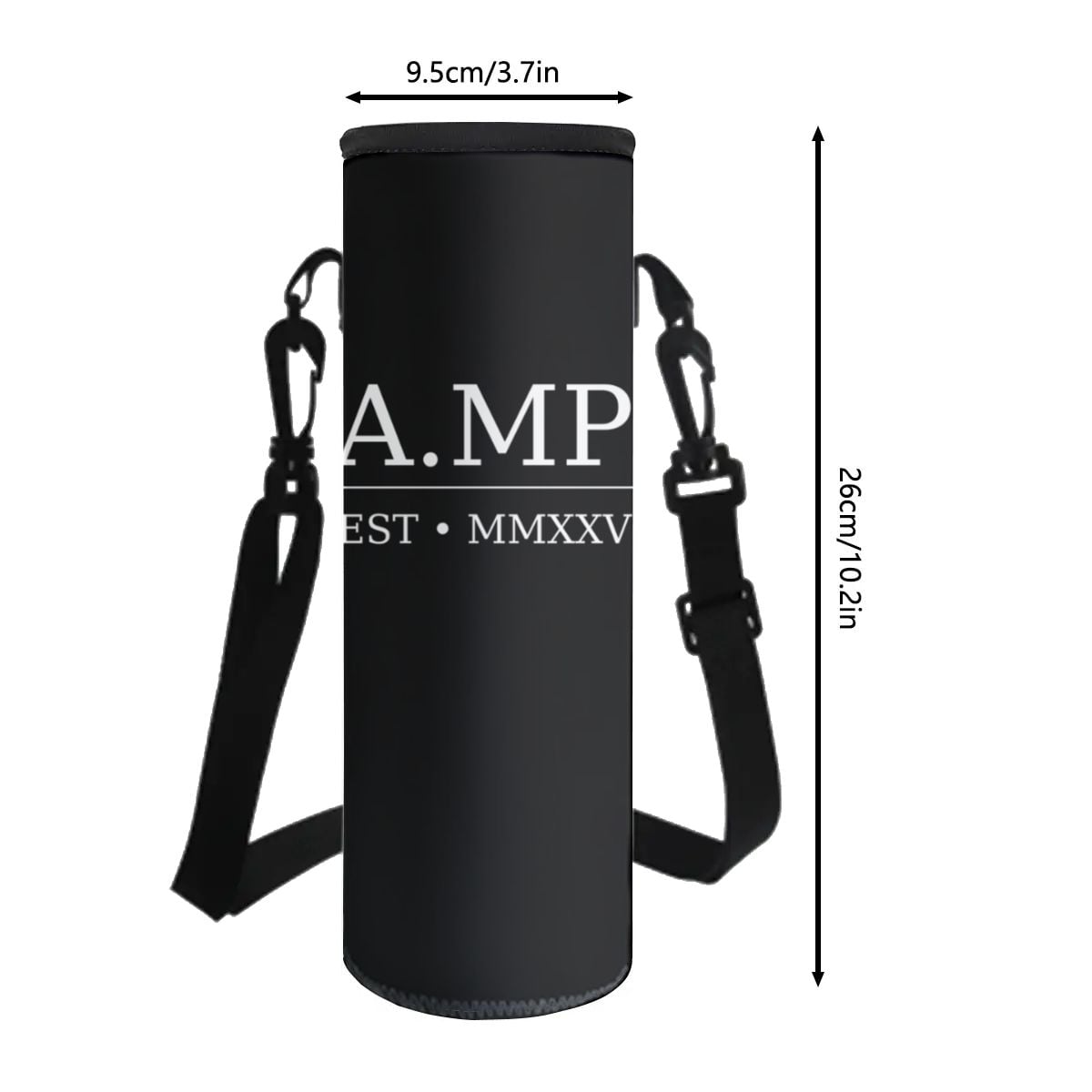 A.MP Signature Water Bottle — strap detail