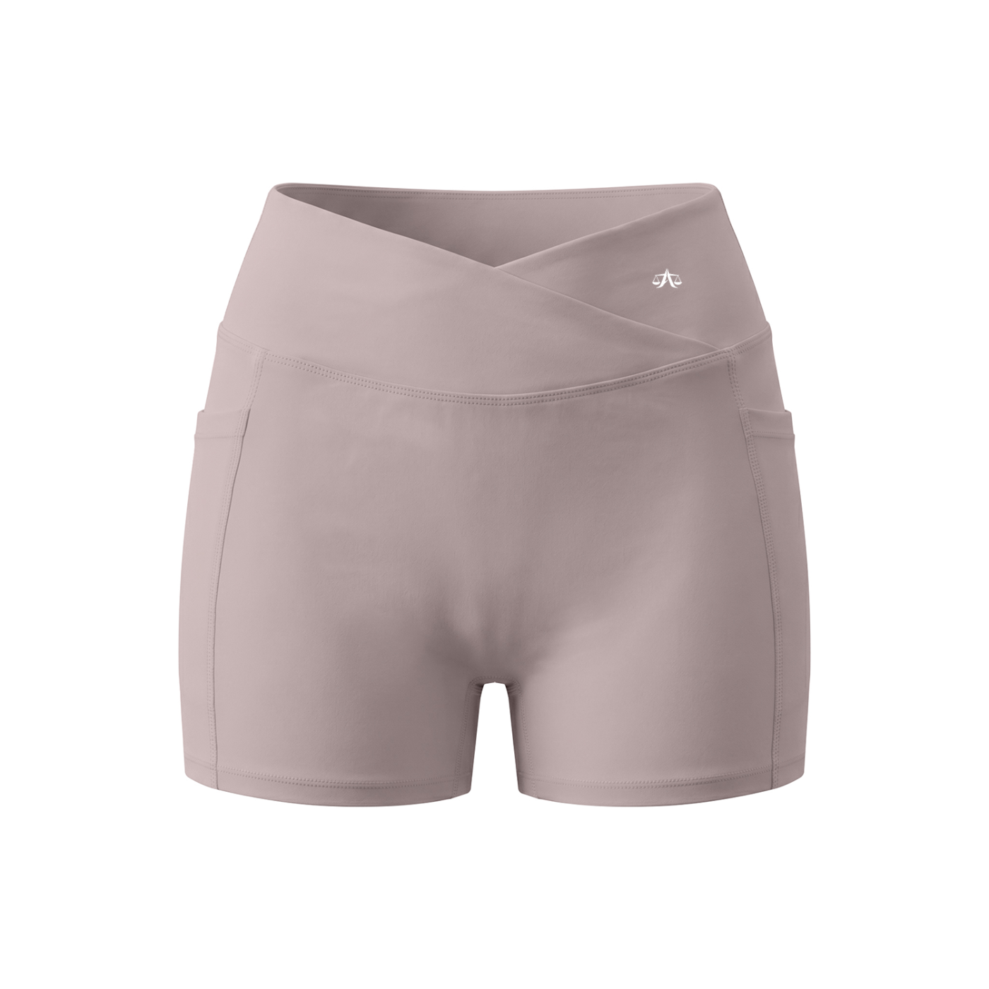 High-rise supportive waistband on A.MP Pocket Yoga Shorts