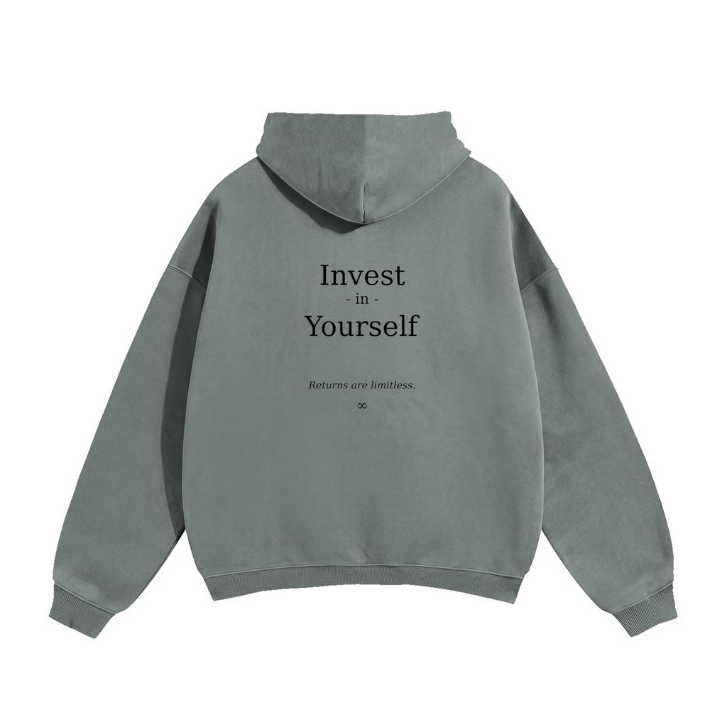 A.MP Oversized Fleeced Hoodie | Premium Heavyweight Unisex Streetwear | Invest In Yourself