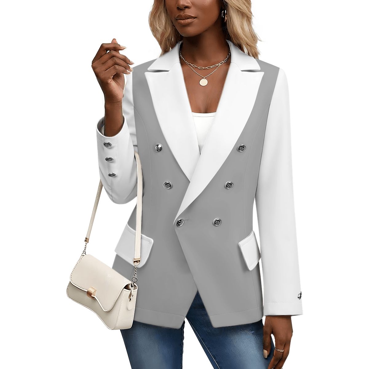A.MP Signature Blazer Statement Edition — lapel detail