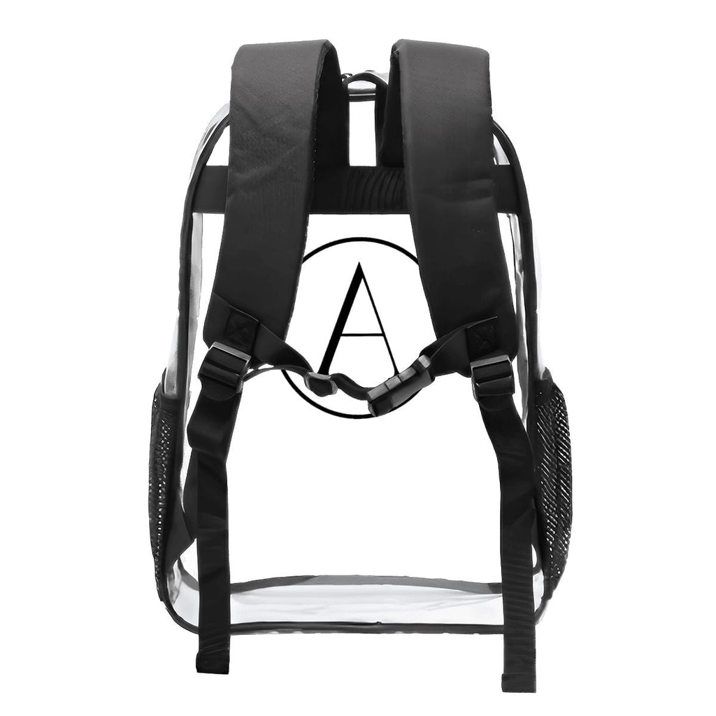 A.MP Individual Transparent Backpack — strap detail