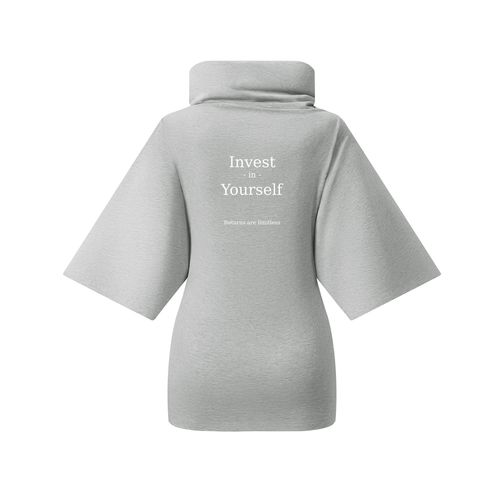 A.MP Oversized Turtleneck Batwing T-Shirt — batwing detail