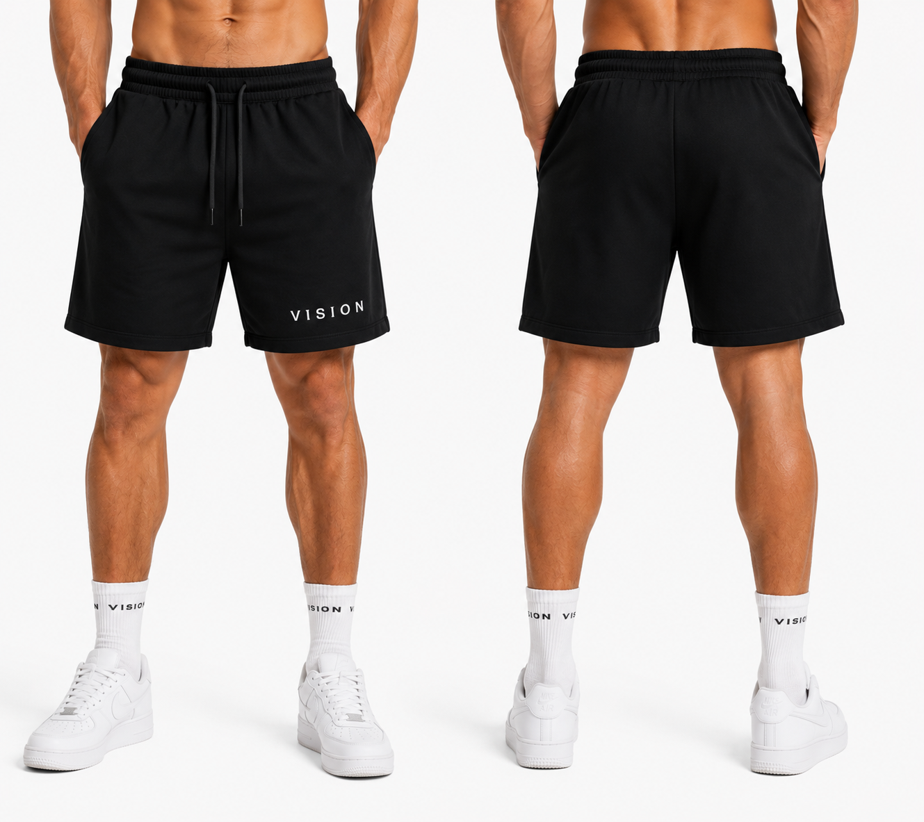A.MP - Vision Men's Drawstring Active Shorts
