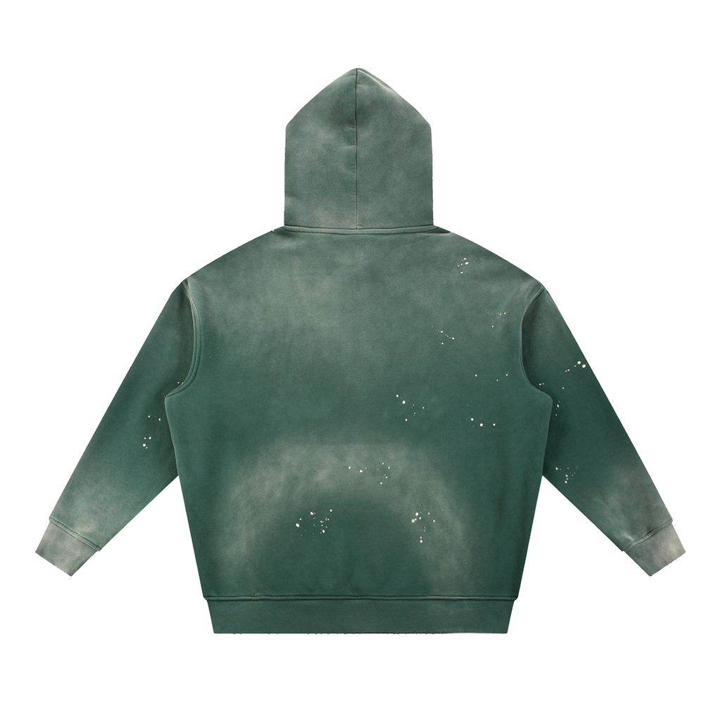 A.MP - Vintage Distressed Fleeced Hoodie
