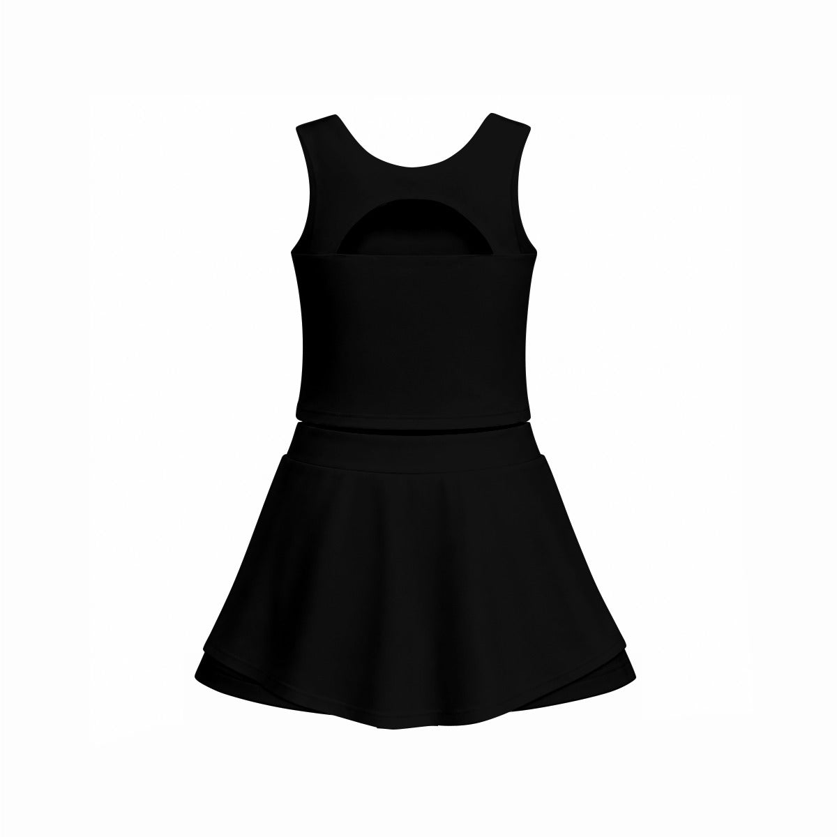 A.MP Women's Triple-Layer Vest Skirt Set – side view