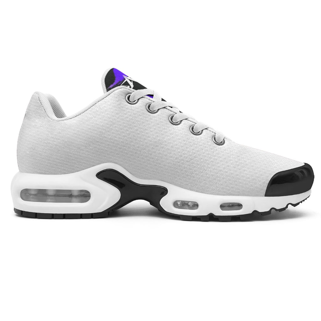 A.MP Men's Air Cushion Sports Shoes – White, top view