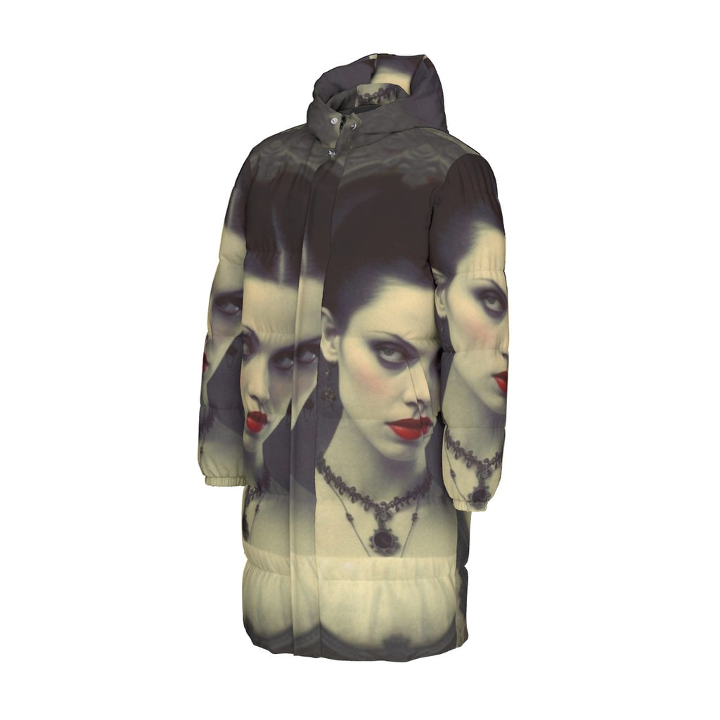 All-Over Print Unisex Long Down Jacket
