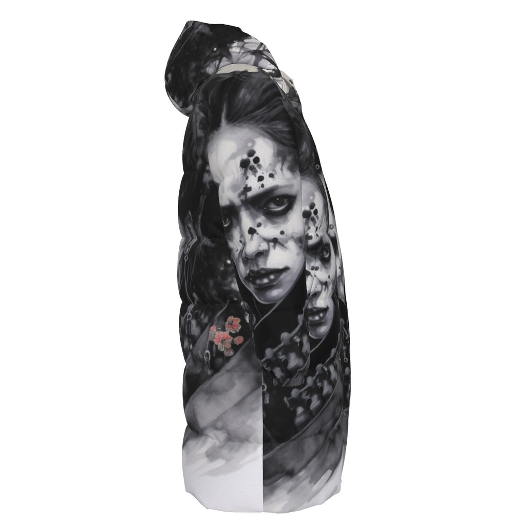 All-Over Print Unisex Long Down Jacket