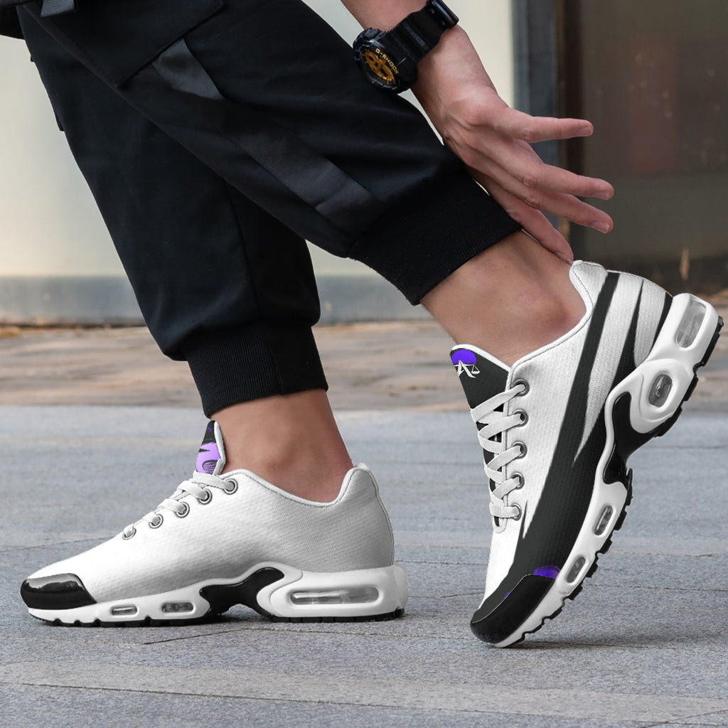 A.MP Men's Air Cushion Sports Shoes – White, sole detail