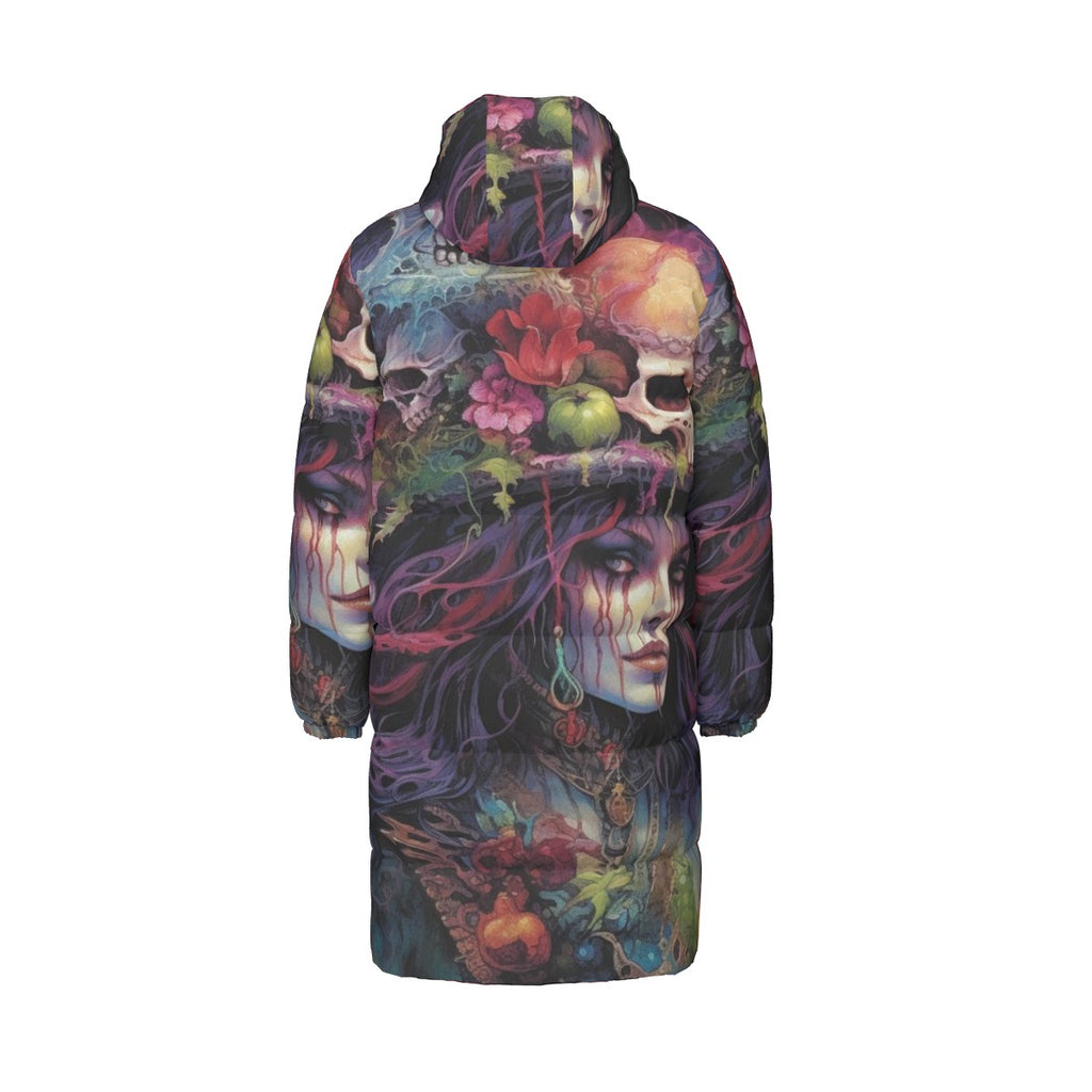 All-Over Print Unisex Long Down Jacket