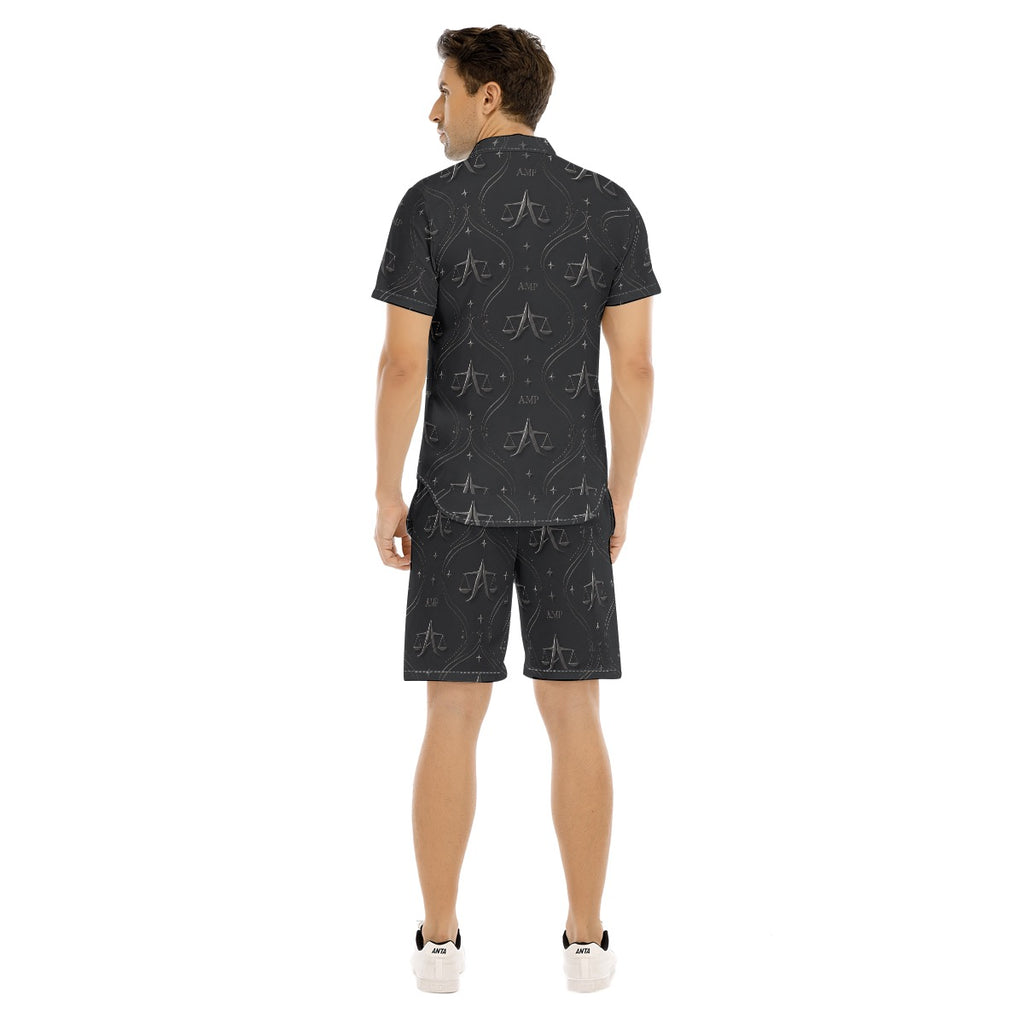 A.MP - Noir Resort Shirt & Shorts Set