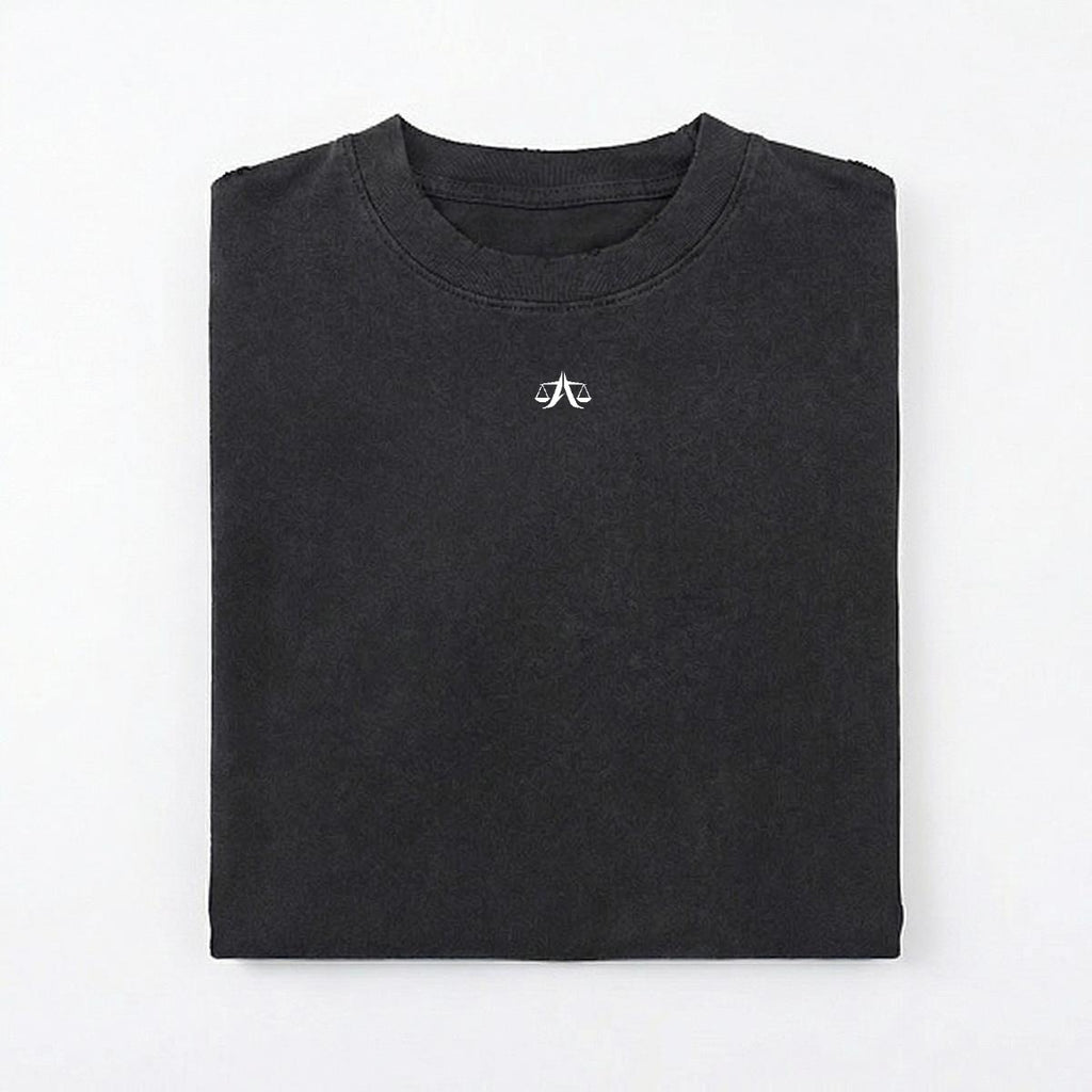 A.MP Invest In Yourself Distressed Tee — black colour view