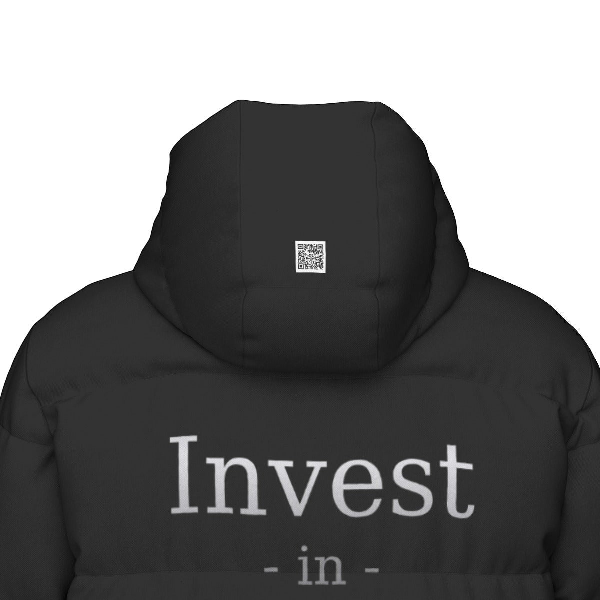 A.MP Invest In Yourself Longline Puffer Jacket — quilting detail