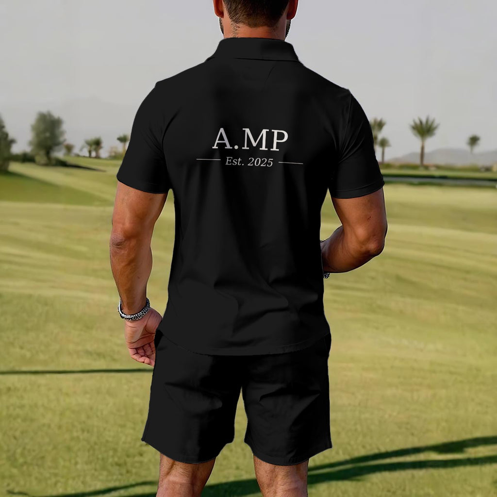 All-Over Print Men's Polo Sportswear Set