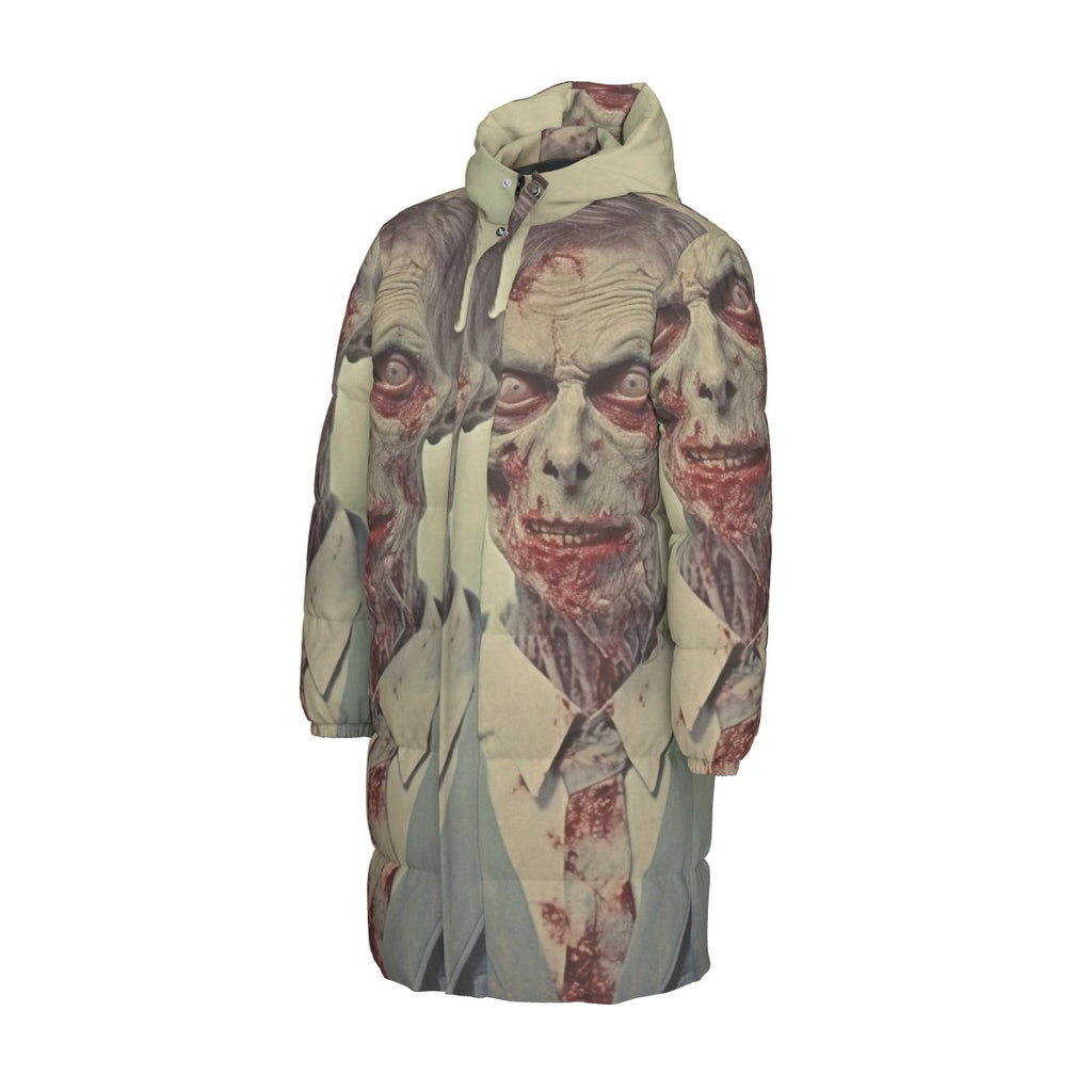 All-Over Print Unisex Long Down Jacket