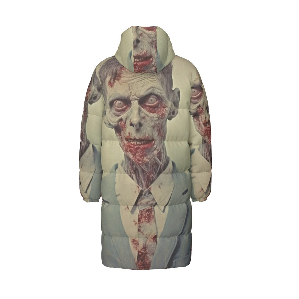 All-Over Print Unisex Long Down Jacket