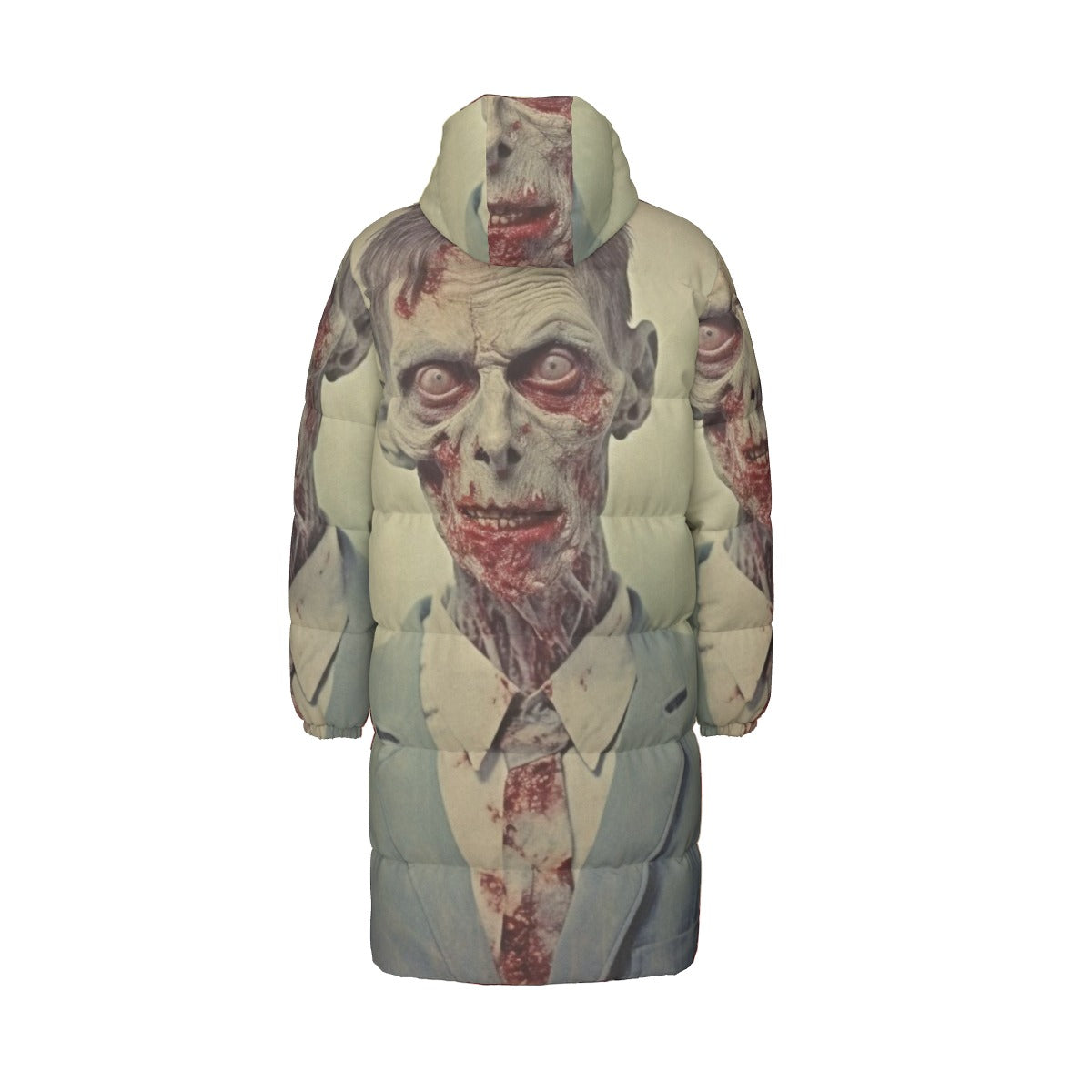 All-Over Print Unisex Long Down Jacket