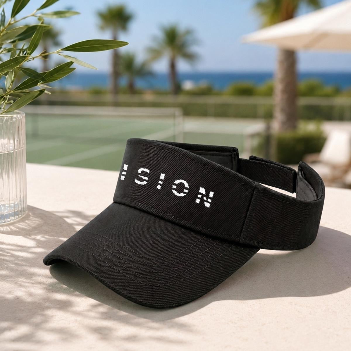 Embroidery Open-Top Visor