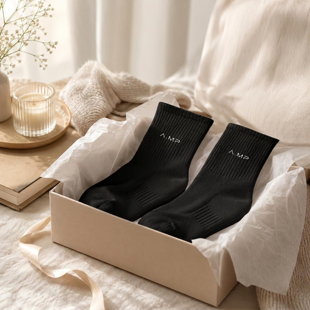 A.MP - Sports Mid-Calf Socks|Cotton