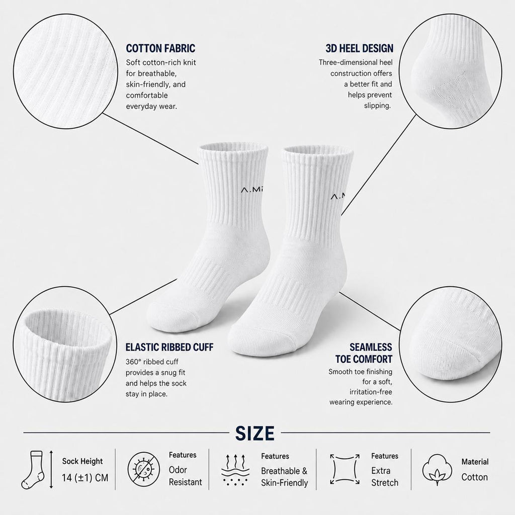 A.MP - Sports Mid-Calf Socks