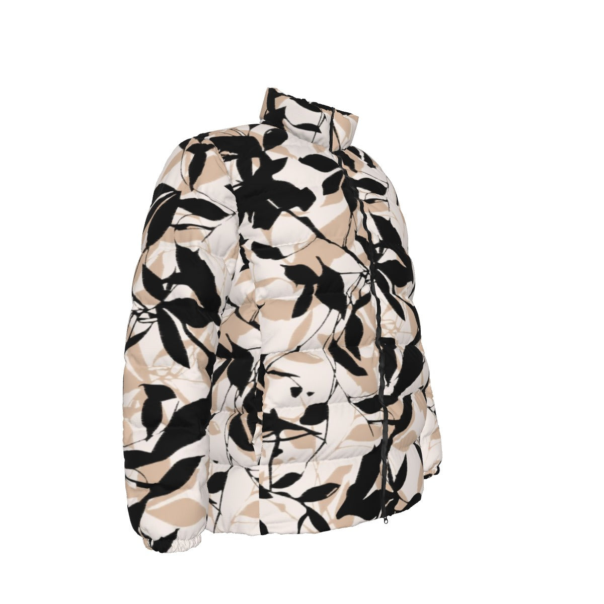 All-Over Print Unisex Stand collar slim down jacket