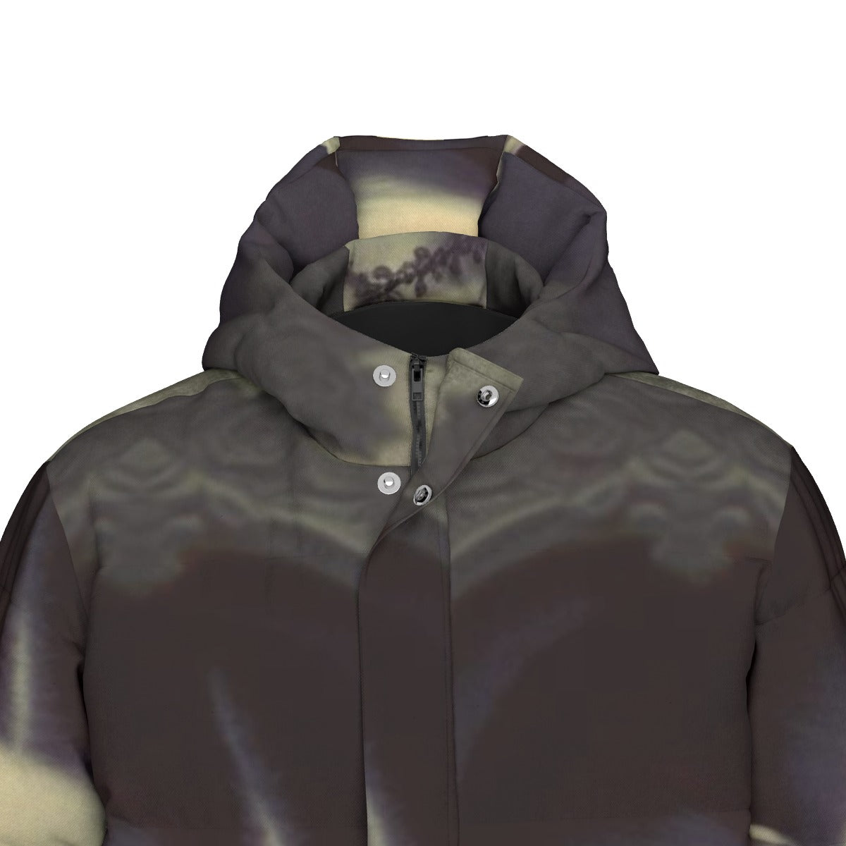 All-Over Print Unisex Long Down Jacket