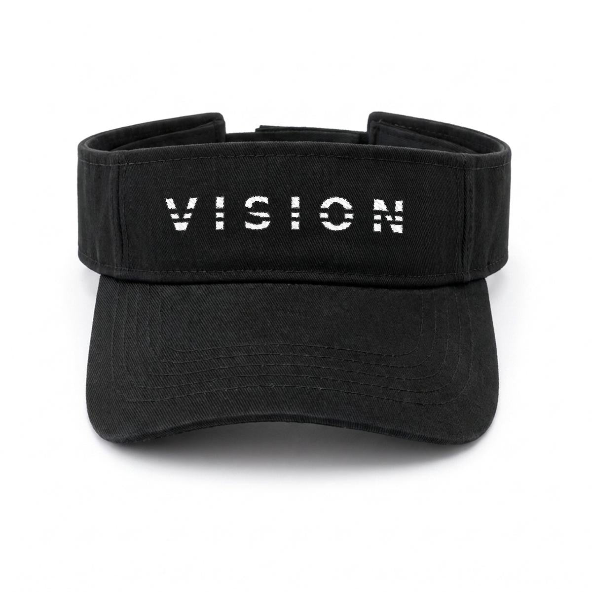 Embroidery Open-Top Visor