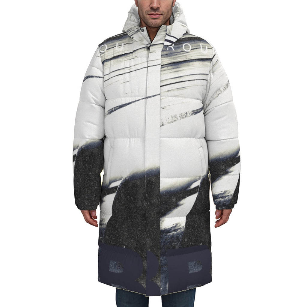 All-Over Print Unisex Long Down Jacket
