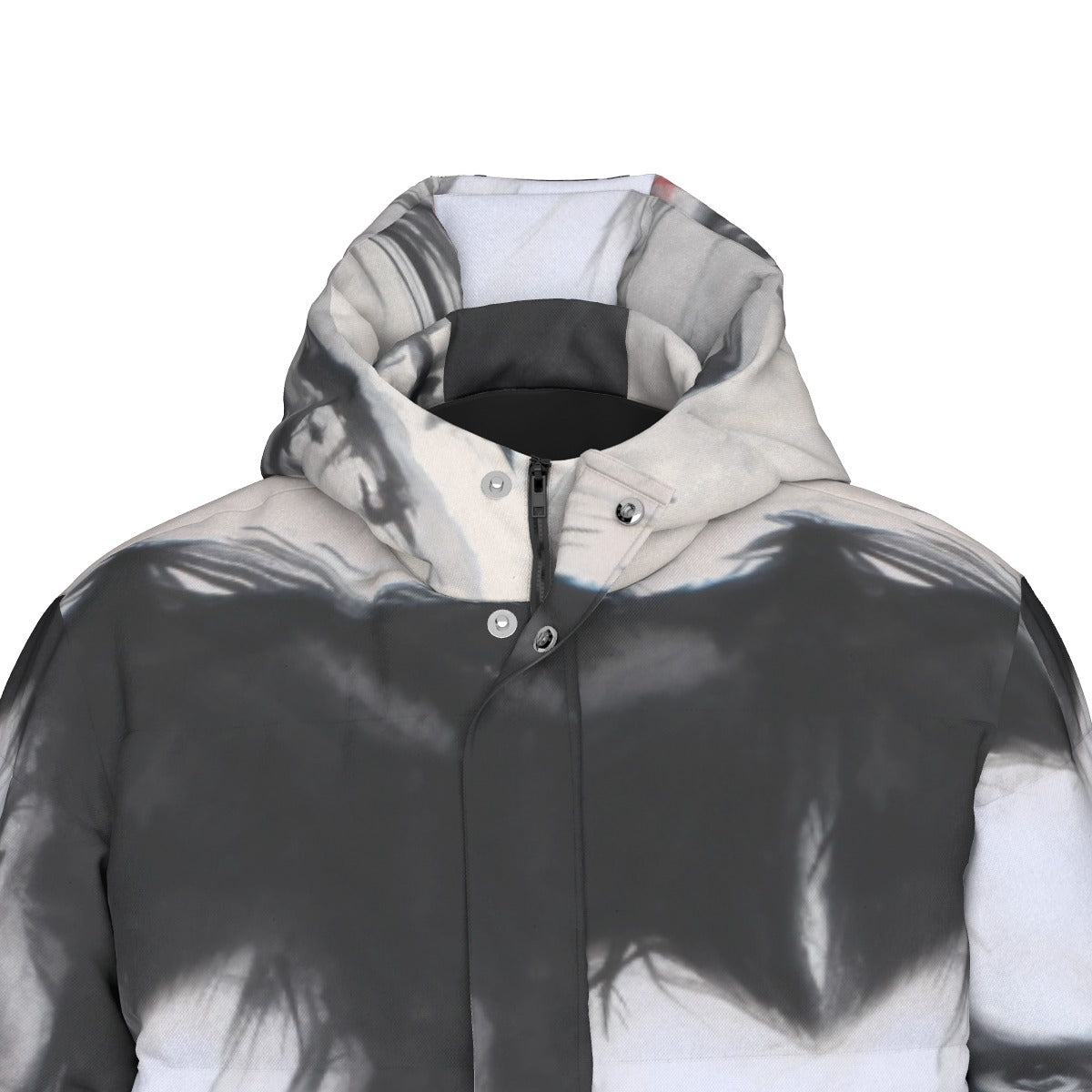 All-Over Print Unisex Long Down Jacket