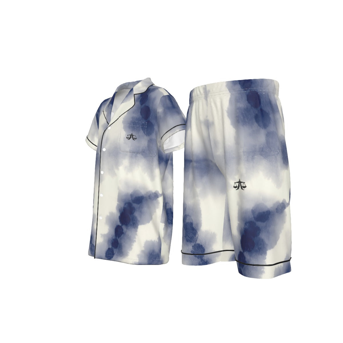 A.MP Kids Silk Short Pajamas — fabric detail