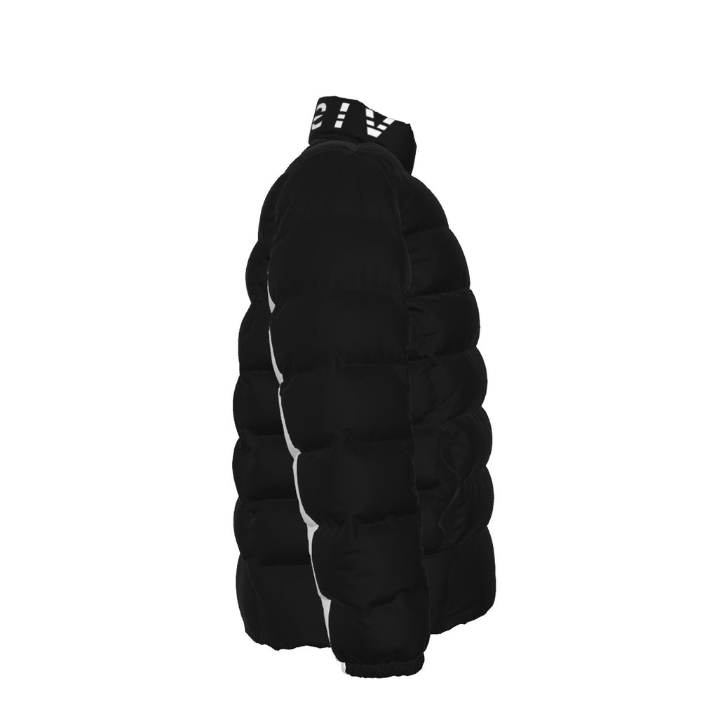 All-Over Print Unisex Stand collar slim down jacket