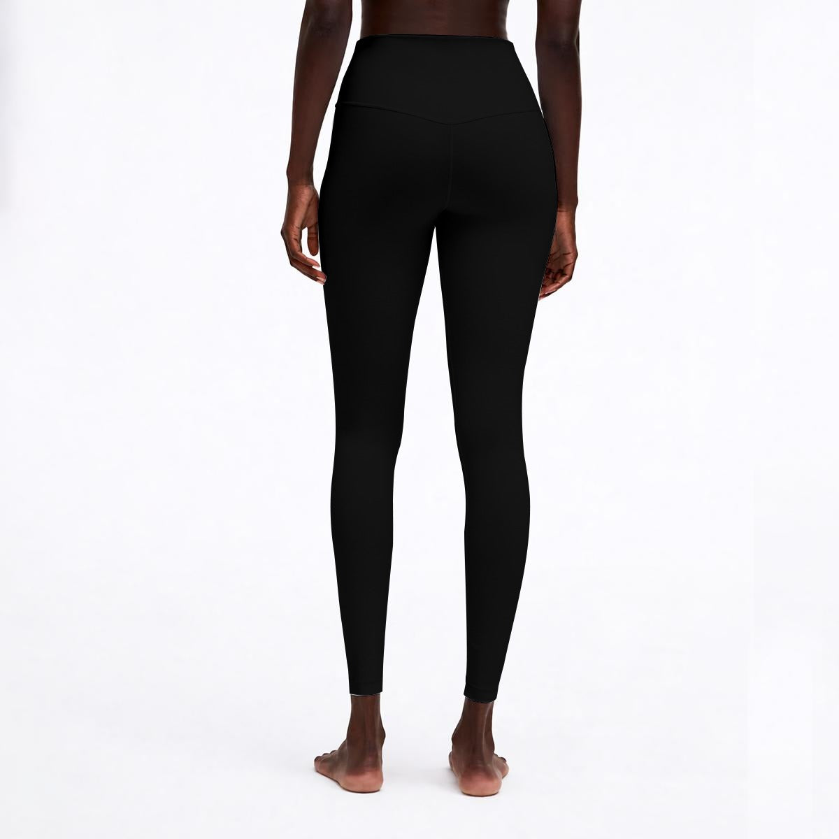A.MP Women's High-Waisted Print Leggings (Design 3) – side view