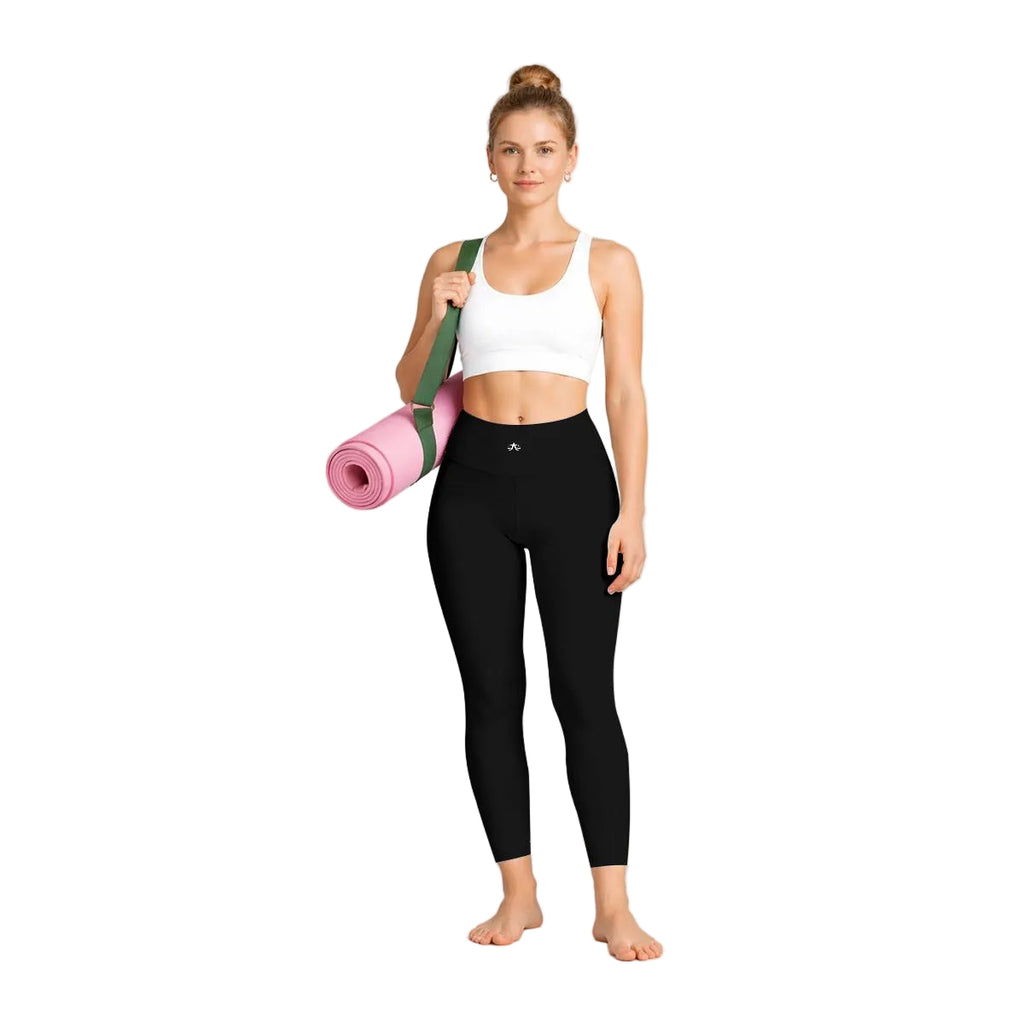 A.MP Women's High-Waisted Print Leggings (Design 3) – lifestyle shot