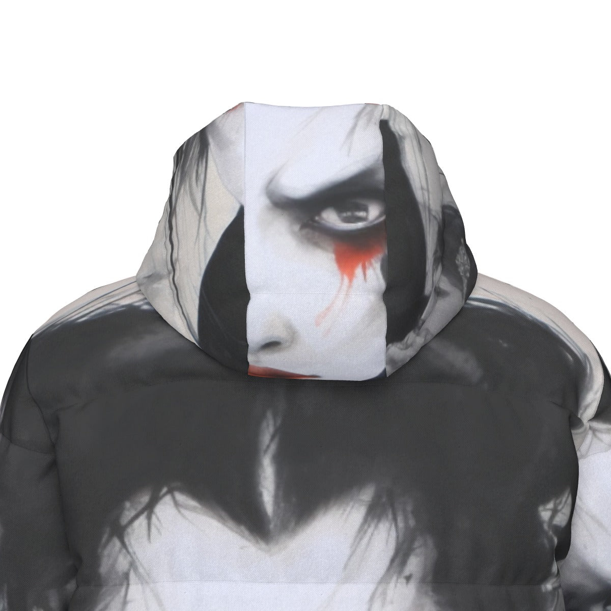 All-Over Print Unisex Long Down Jacket