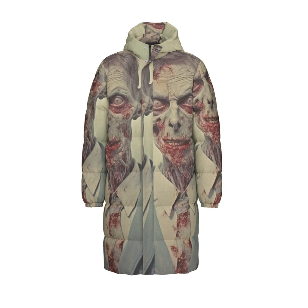 All-Over Print Unisex Long Down Jacket