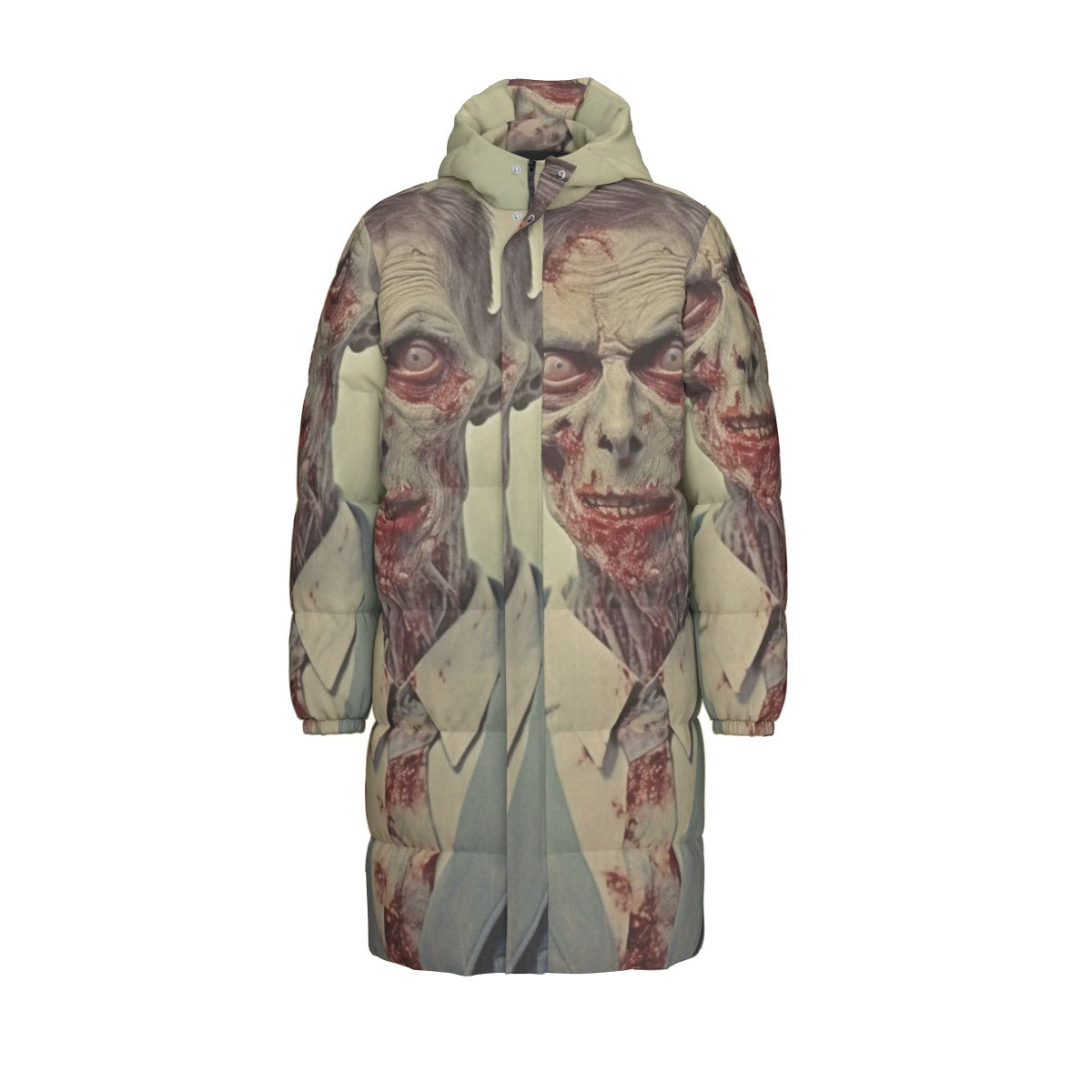 All-Over Print Unisex Long Down Jacket
