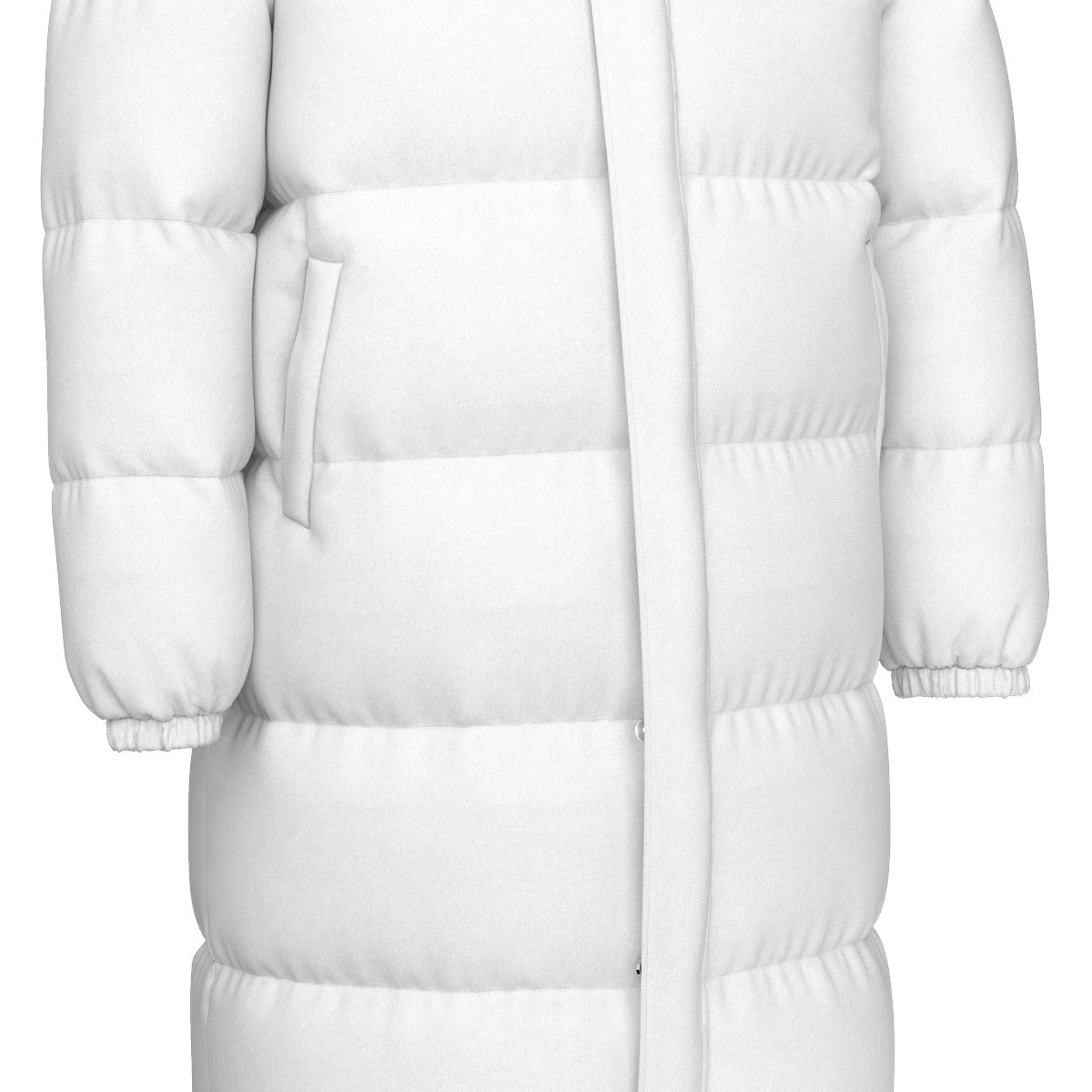 All-Over Print Unisex Long Down Jacket