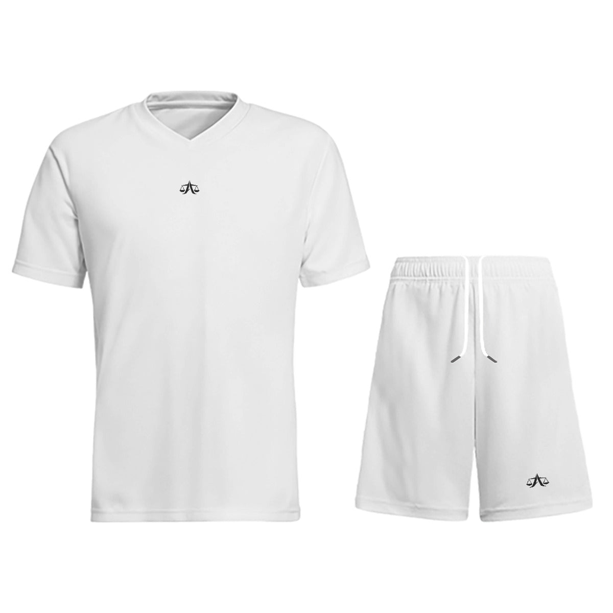 A.MP Kids A Scale T-Shirt and Shorts Set — tee detail