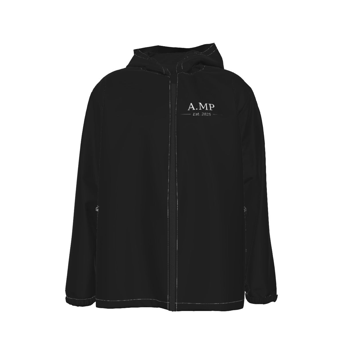 A.MP - Men's Hooded Zipper Windproof Jacket
