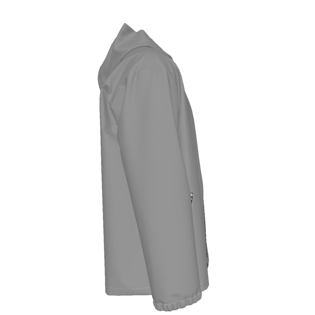 All-Over Print Men's Hooded Zipper Windproof Jacket