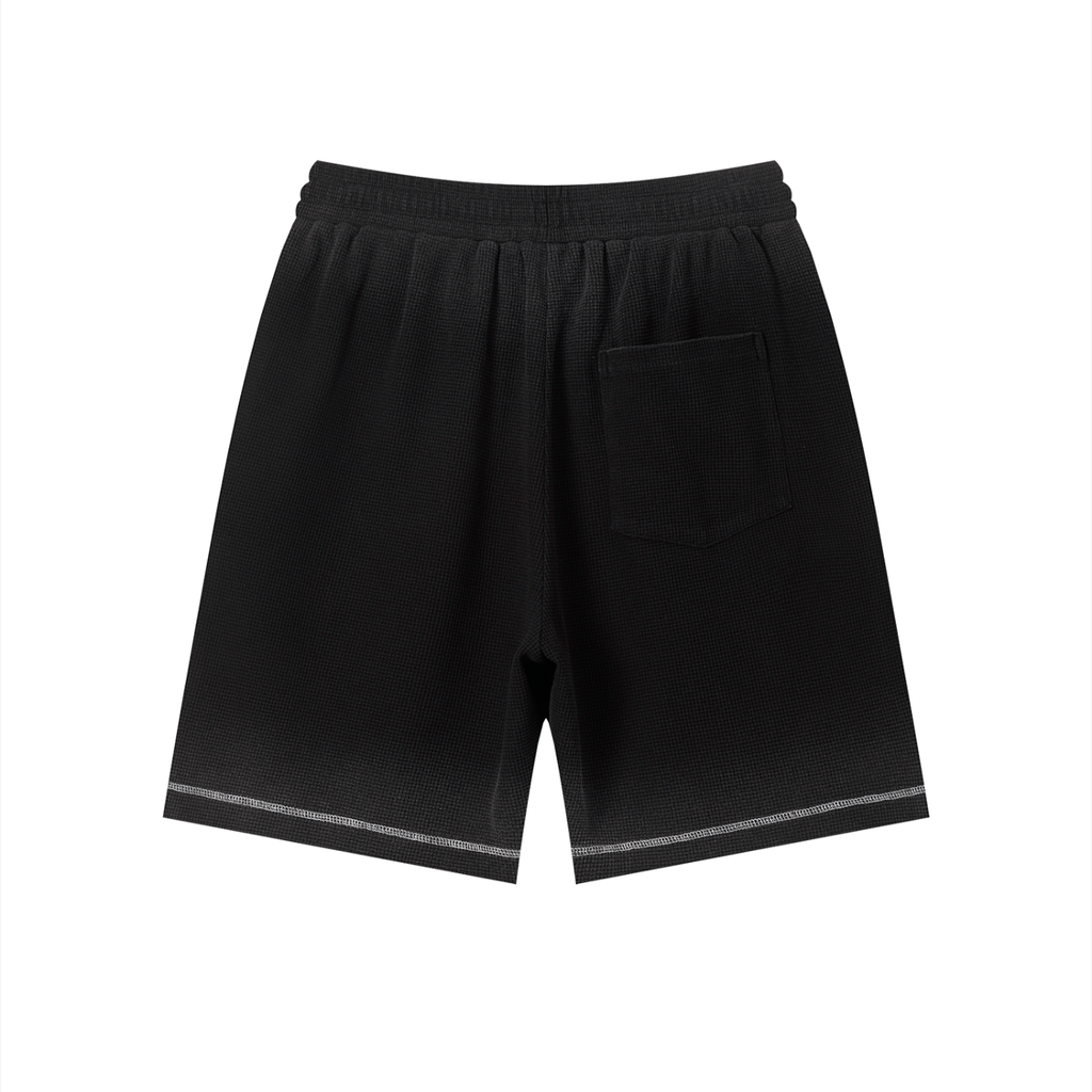 A.MP - Waffle Raw Hem Shorts