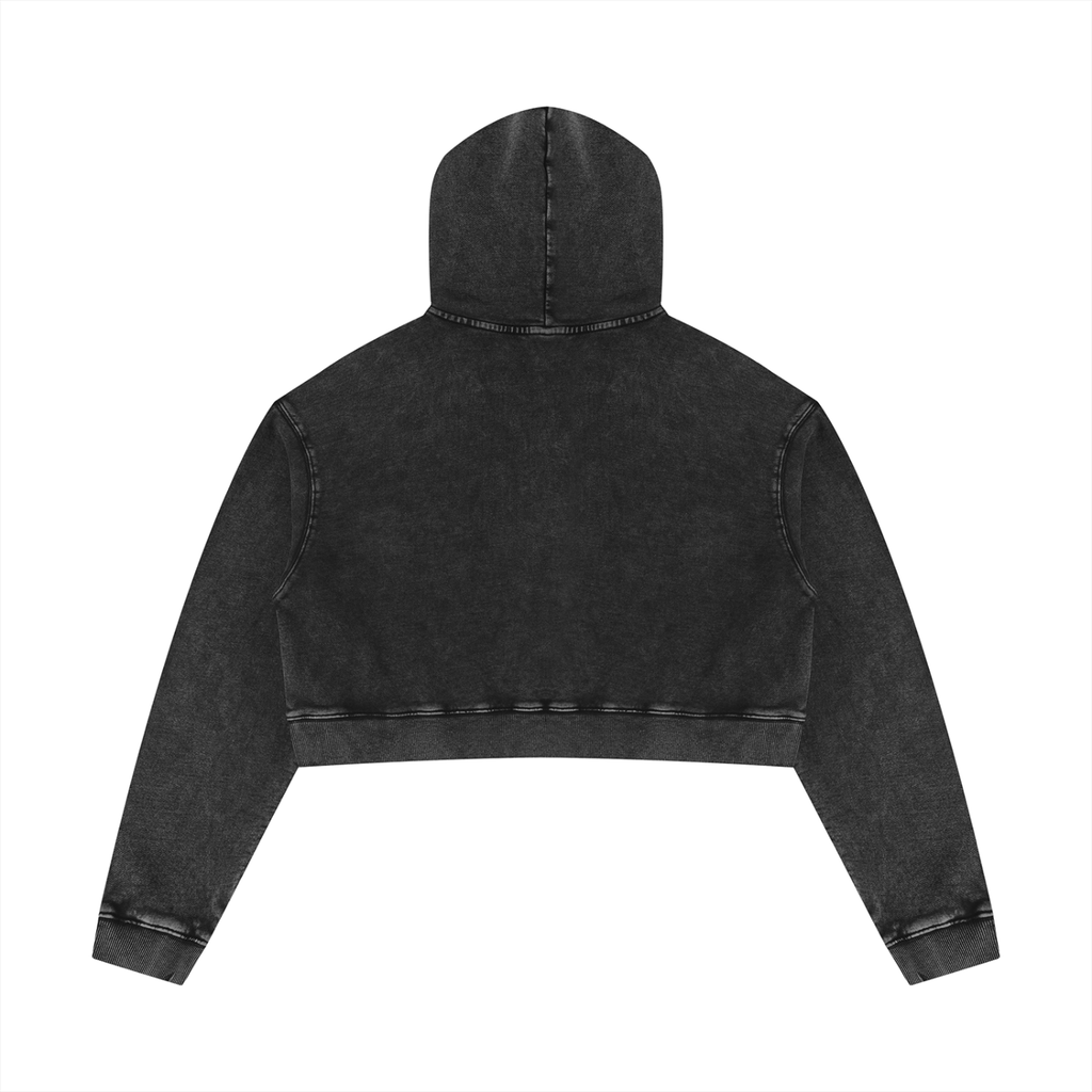 A.MP A Scale Washed Cropped Hoodie — colour option