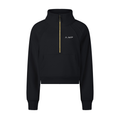 A.MP - Cropped Half-Zip Sweatshirt