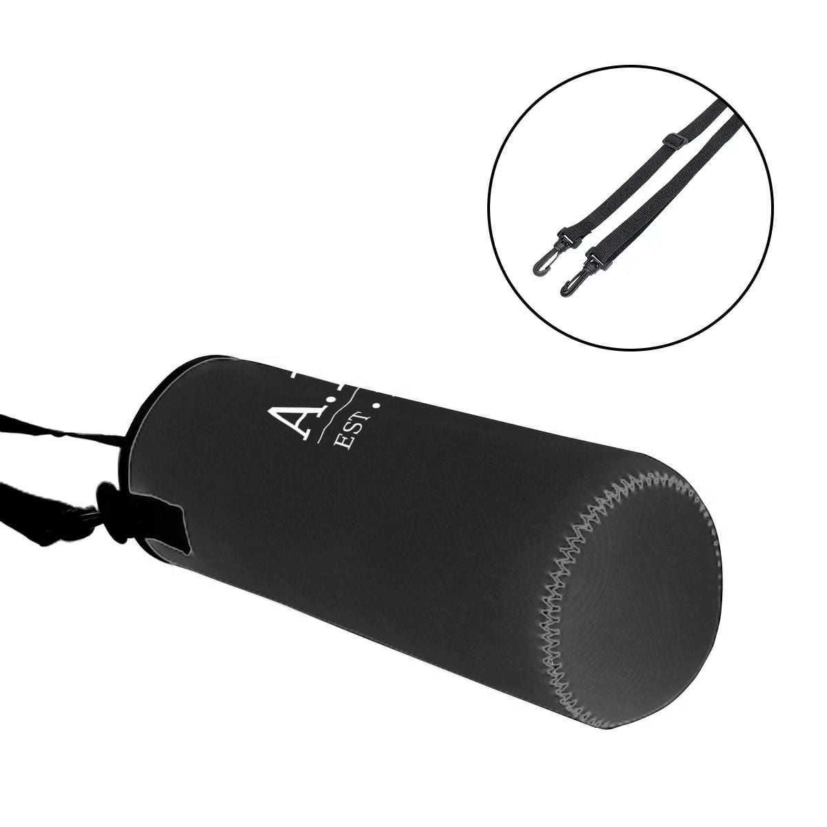 A.MP Signature Water Bottle — sleeve detail