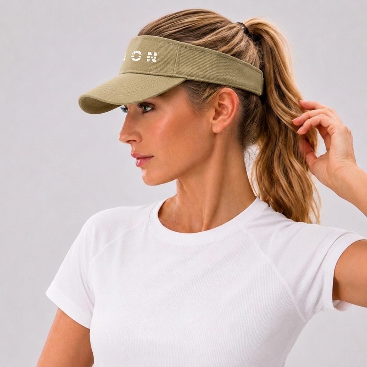 Embroidery Open-Top Visor
